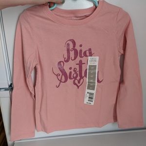Girls Big Sister Shirt